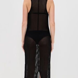 Black Sheer Sleeveless Dress